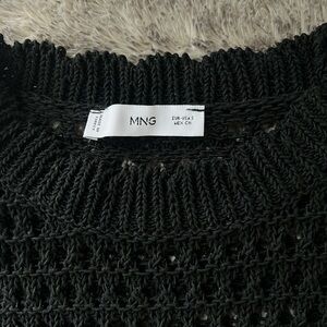 Mango Black Crew Neck Sweater
